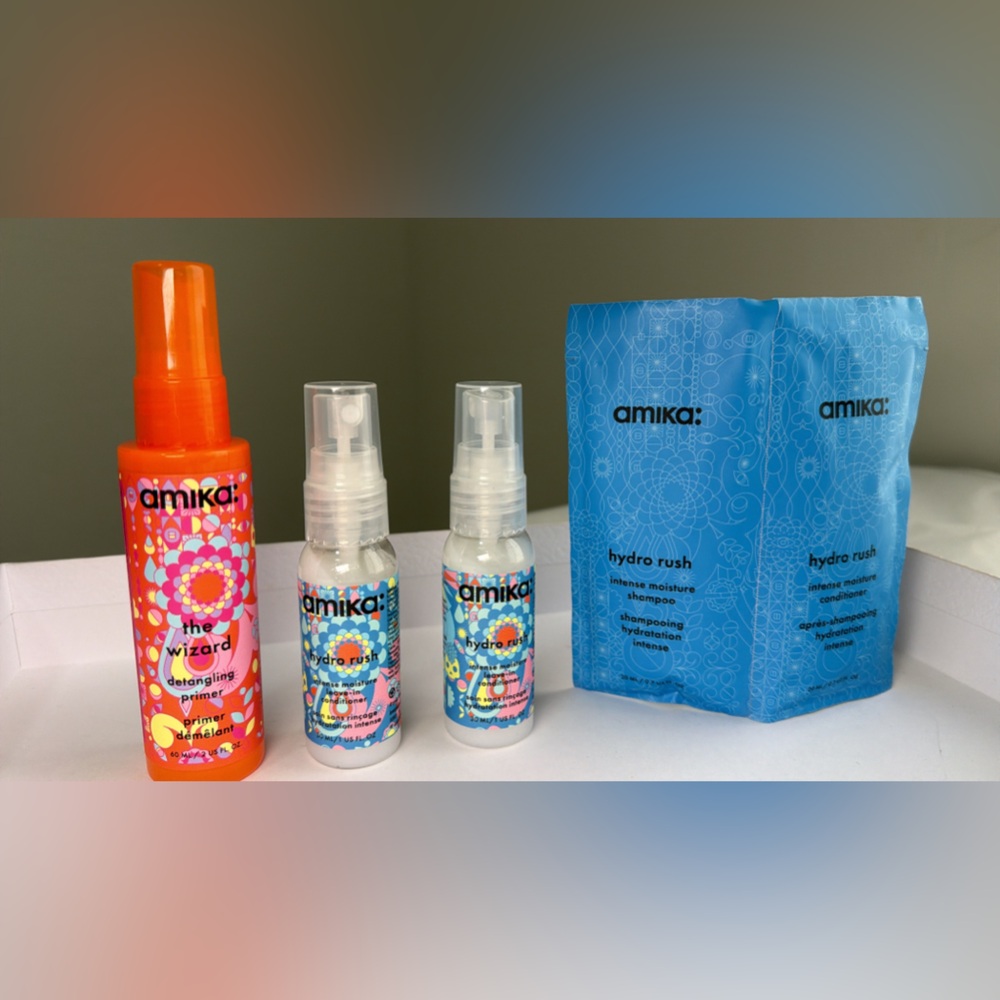 New Amika travel size Hair Care Set